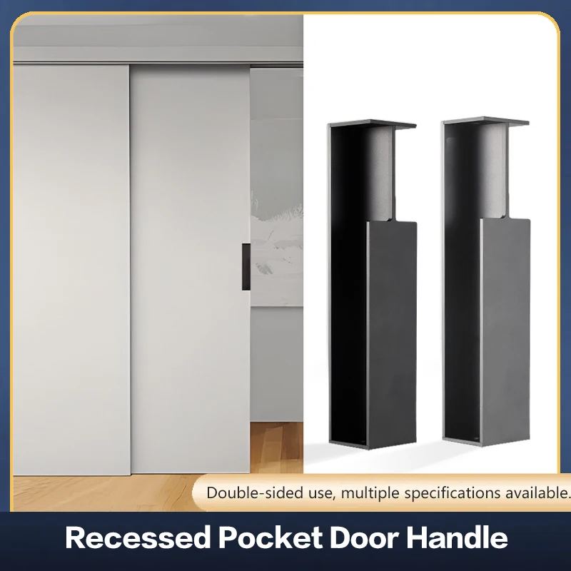 Heavy Industrial Style Recessed Anti Collision Aluminum Pocket Door Hidden Pull Handle Side Mount German Minimalist Design
Heavy Industrial Style Recessed Anti Collision Aluminum Pocket Door Hidden Pull Handle Side Mount German Minimalist Design