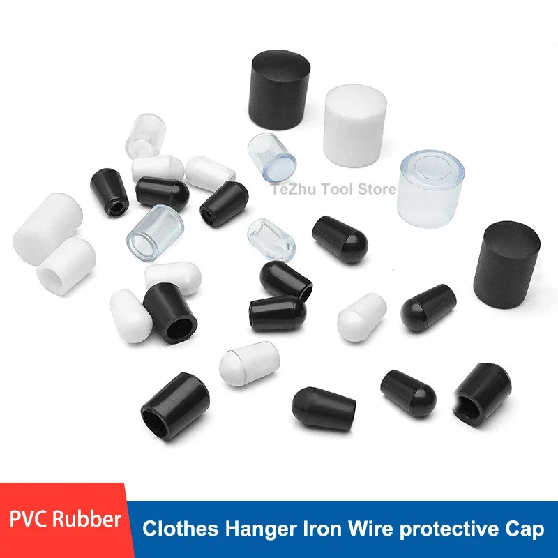 Clothes Hanger Iron Wire protective Cap Round PVC Sheath Soft Rubber Sleeve Black Clear White
Clothes Hanger Iron Wire protective Cap Round PVC Sheath Soft Rubber Sleeve Black Clear White