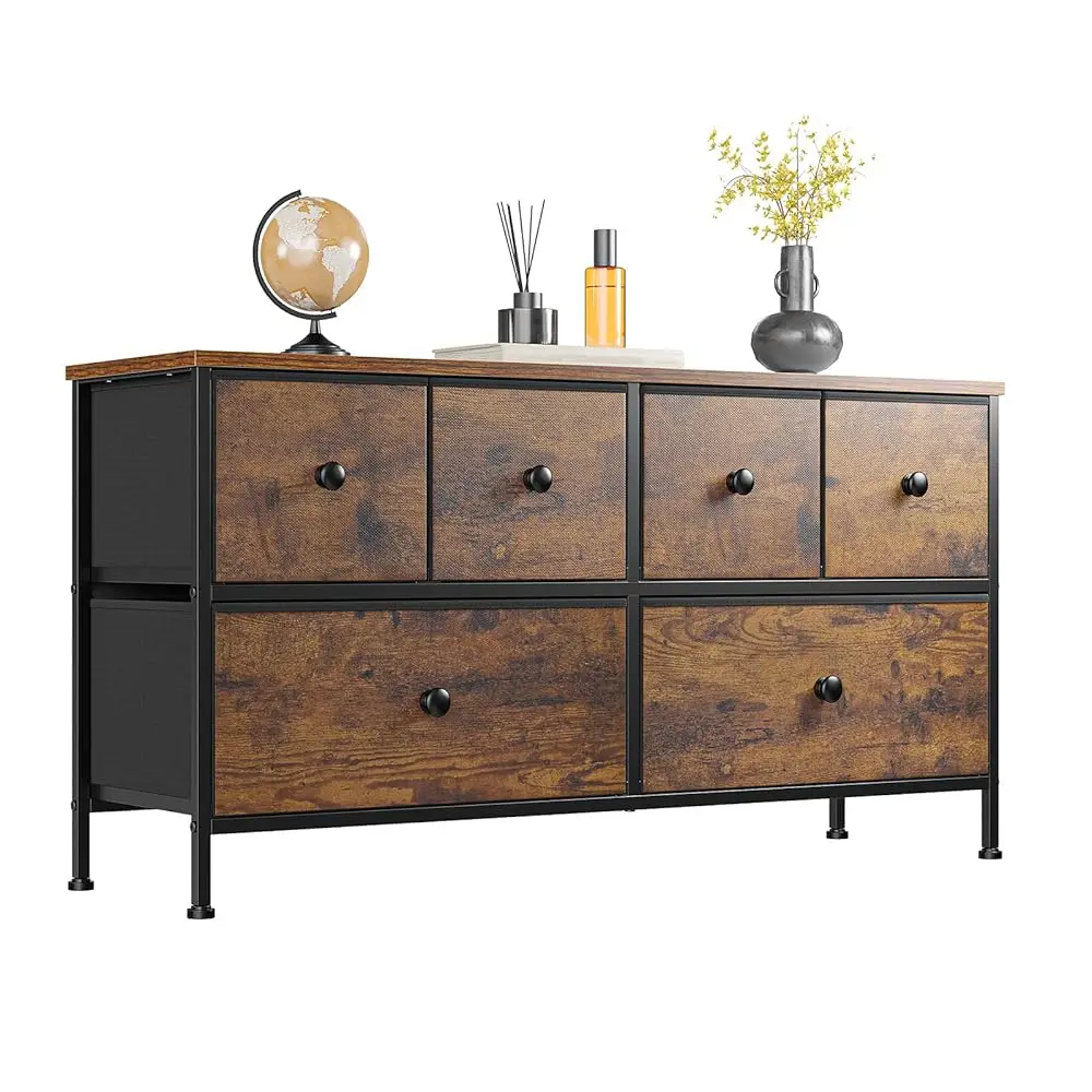 Dresser For Bedroom With 6 Drawers, Wide Dressers & Chests Of Drawers, Storage Organizer Unit With Fabric Dresser, Tv Stand For
Dresser For Bedroom With 6 Drawers, Wide Dressers & Chests Of Drawers, Storage Organizer Unit With Fabric Dresser, Tv Stand For
