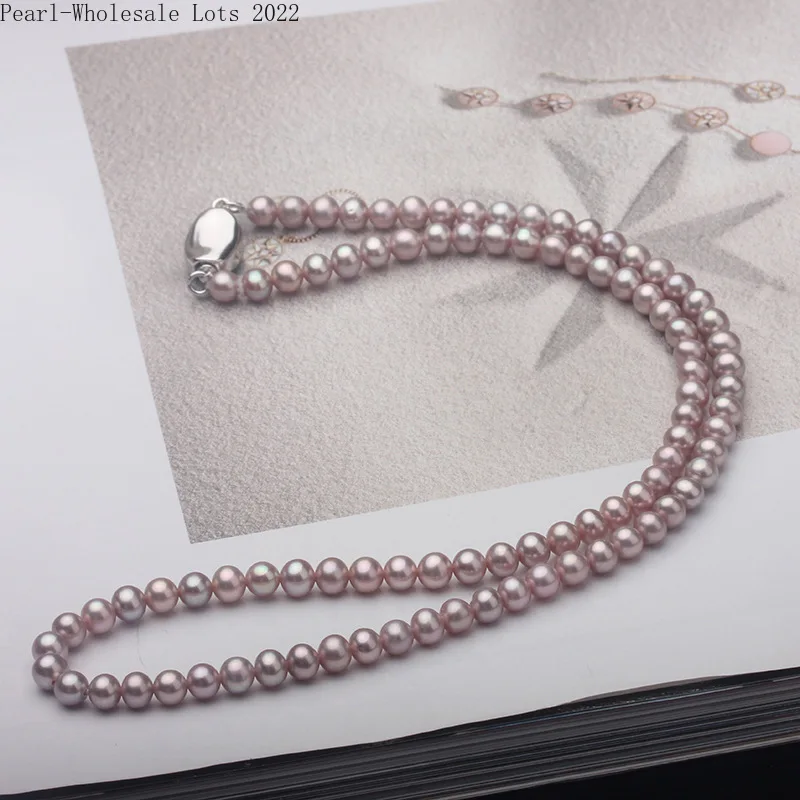 Charming 8-9mm Natural Purple Pearls Cultured Strand Necklace for Women Dainty Mother's Day Birthday Gifts
Charming 8-9mm Natural Purple Pearls Cultured Strand Necklace for Women Dainty Mother's Day Birthday Gifts