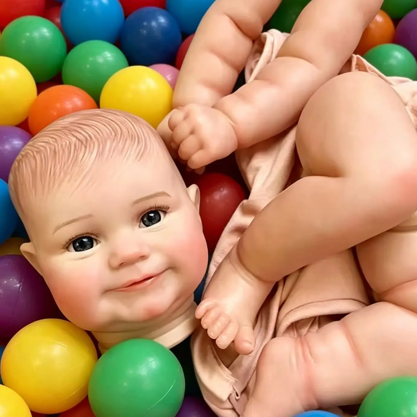 24 Inch Maddie Reborn Doll Kit Lifelike Pre-Painted Unfinished DIY Doll Parts with Eyelashes for Collectors
24 Inch Maddie Reborn Doll Kit Lifelike Pre-Painted Unfinished DIY Doll Parts with Eyelashes for Collectors