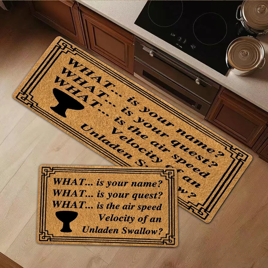 1/2/3Pcs Flannel Kitchen Mat—Funny Quote Doormat Flannel Floor Mat Anti-Slip Entrance Rug Movie Theme Home Decor Indoor Outdoor Welcome Carpet Washable Kitchen Bathroom Rug—Soft,Comfortable,Suitable For Bathroom,Bedroom,Kitchen,Laundry Room
1/2/3Pcs Flannel Kitchen Mat—Funny Quote Doormat Flannel Floor Mat Anti-Slip Entrance Rug Movie Theme Home Decor Indoor Outdoor Welcome Carpet Washable Kitchen Bathroom Rug—Soft,Comfortable,Suitable For Bathroom,Bedroom,Kitchen,Laundry Room