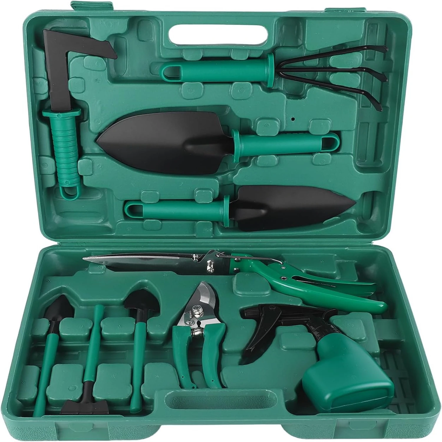 Top-Quality Deluxe Premium 10-Piece Stainless Steel Gardening Tools Kit by Untovei Ideal Complete Outdoor Garden Tool Set with
Top-Quality Deluxe Premium 10-Piece Stainless Steel Gardening Tools Kit by Untovei Ideal Complete Outdoor Garden Tool Set with