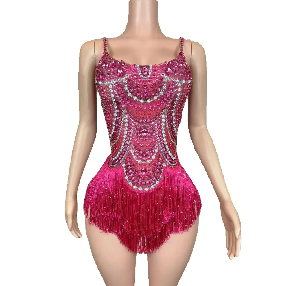 Sparkly Rhinestones Fringes Leotard Bodysuit Women Sexy Performance Dance Bodysuit Nightclub Singer Dancer Stage Photoshoot Wear
Sparkly Rhinestones Fringes Leotard Bodysuit Women Sexy Performance Dance Bodysuit Nightclub Singer Dancer Stage Photoshoot Wear