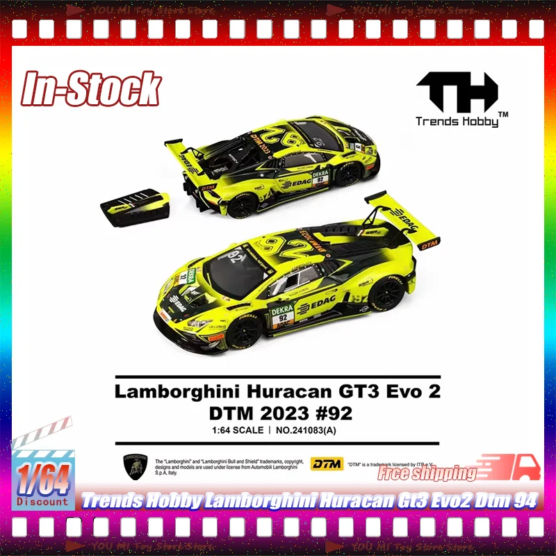 1:64 Scale In Stock Trends Hobby Lamborghini Huracan Gt3 Evo2 Dtm 94 Alloy Static Diecast Car Model For Adult Collection Display
1:64 Scale In Stock Trends Hobby Lamborghini Huracan Gt3 Evo2 Dtm 94 Alloy Static Diecast Car Model For Adult Collection Display