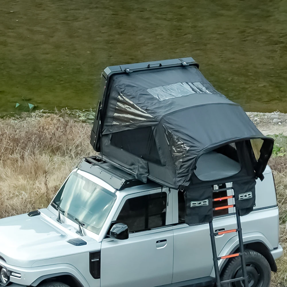 OVERLAND Aluminum Hard Shell Quick Setup Light Weight Waterproof Car Tent Manufacturer 4x4 Rooftop Tent
OVERLAND Aluminum Hard Shell Quick Setup Light Weight Waterproof Car Tent Manufacturer 4x4 Rooftop Tent