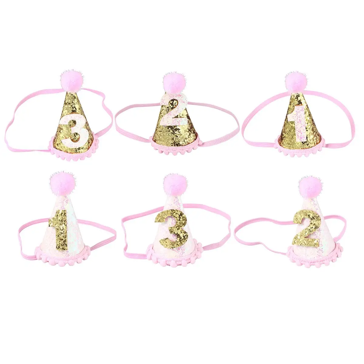 Glitter Birthday Hat for Baby Party Girls Golden Ball Child Fun Photo Props Festive Decorations Hair Accessories
Glitter Birthday Hat for Baby Party Girls Golden Ball Child Fun Photo Props Festive Decorations Hair Accessories