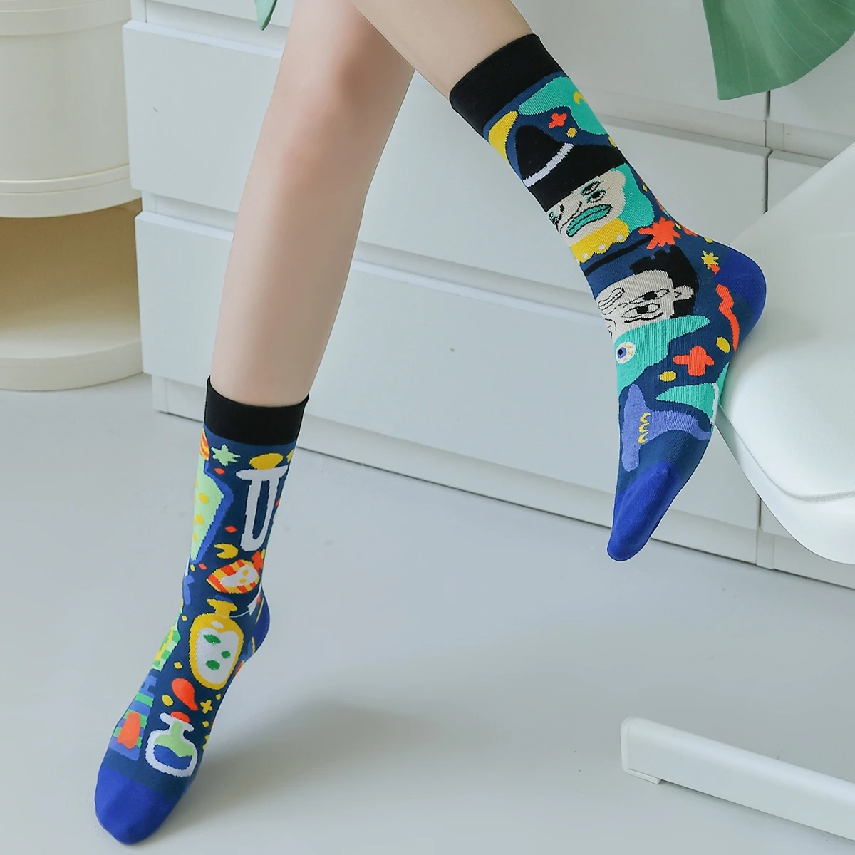 Jacquard Pattern Character Big Size Breathable Ankle Socks Daring Cotton Short Girls Woman Outdoor Workout Goth Streetwear
Jacquard Pattern Character Big Size Breathable Ankle Socks Daring Cotton Short Girls Woman Outdoor Workout Goth Streetwear