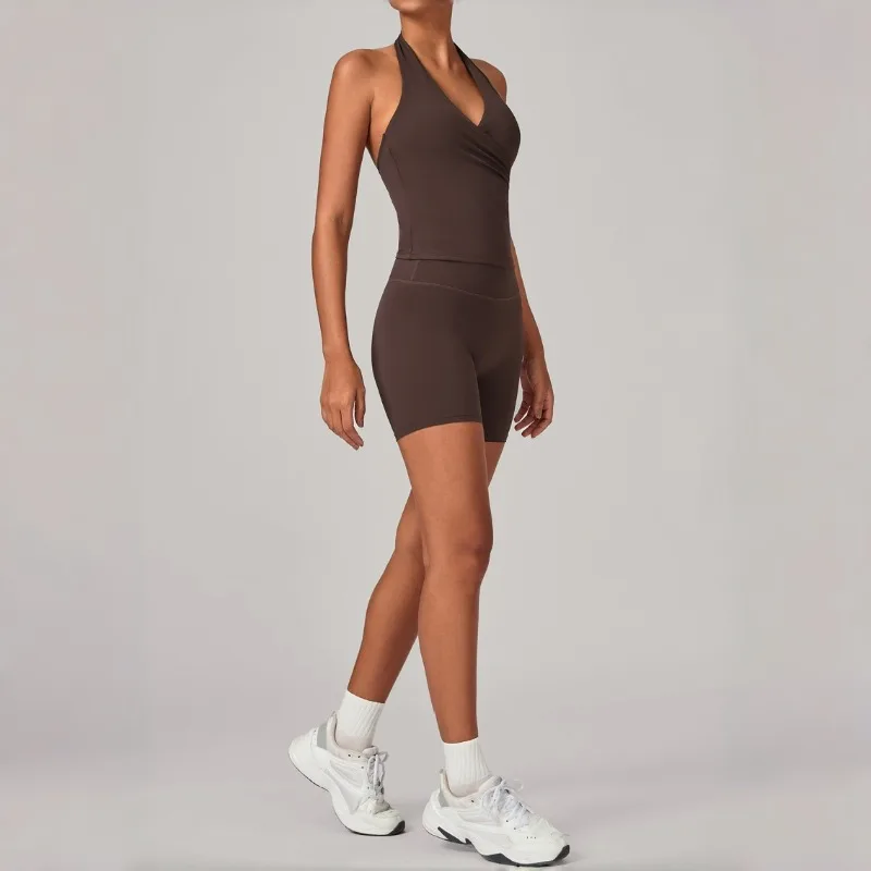 Женский бесшовный комплект для йоги, жилет, короткий комплект из 2 предметов, красивая спина, облегающий спортивный костюм с высокой талией, спортивный костюм для бега в тренажерном зале, фитнесе
Женский бесшовный комплект для йоги, жилет, короткий комплект из 2 предметов, красивая спина, облегающий спортивный костюм с высокой талией, спортивный костюм для бега в тренажерном зале, фитнесе