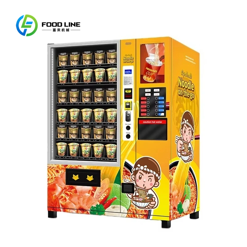 Customized New Style Cup Noodle Ramen Vending Machine Hot Water Supply Multi Payment Support Mall Hospital
Customized New Style Cup Noodle Ramen Vending Machine Hot Water Supply Multi Payment Support Mall Hospital