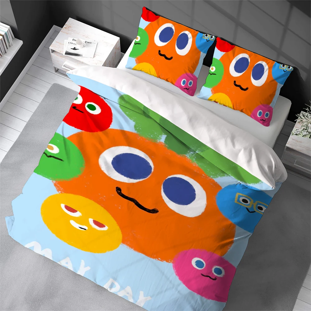 Cute M-mojos C-carrots Duvet Cover Set Home Style Bedding Soft Laundry Cotton Bed 3 Piece Set Student Dormitory Gift
Cute M-mojos C-carrots Duvet Cover Set Home Style Bedding Soft Laundry Cotton Bed 3 Piece Set Student Dormitory Gift