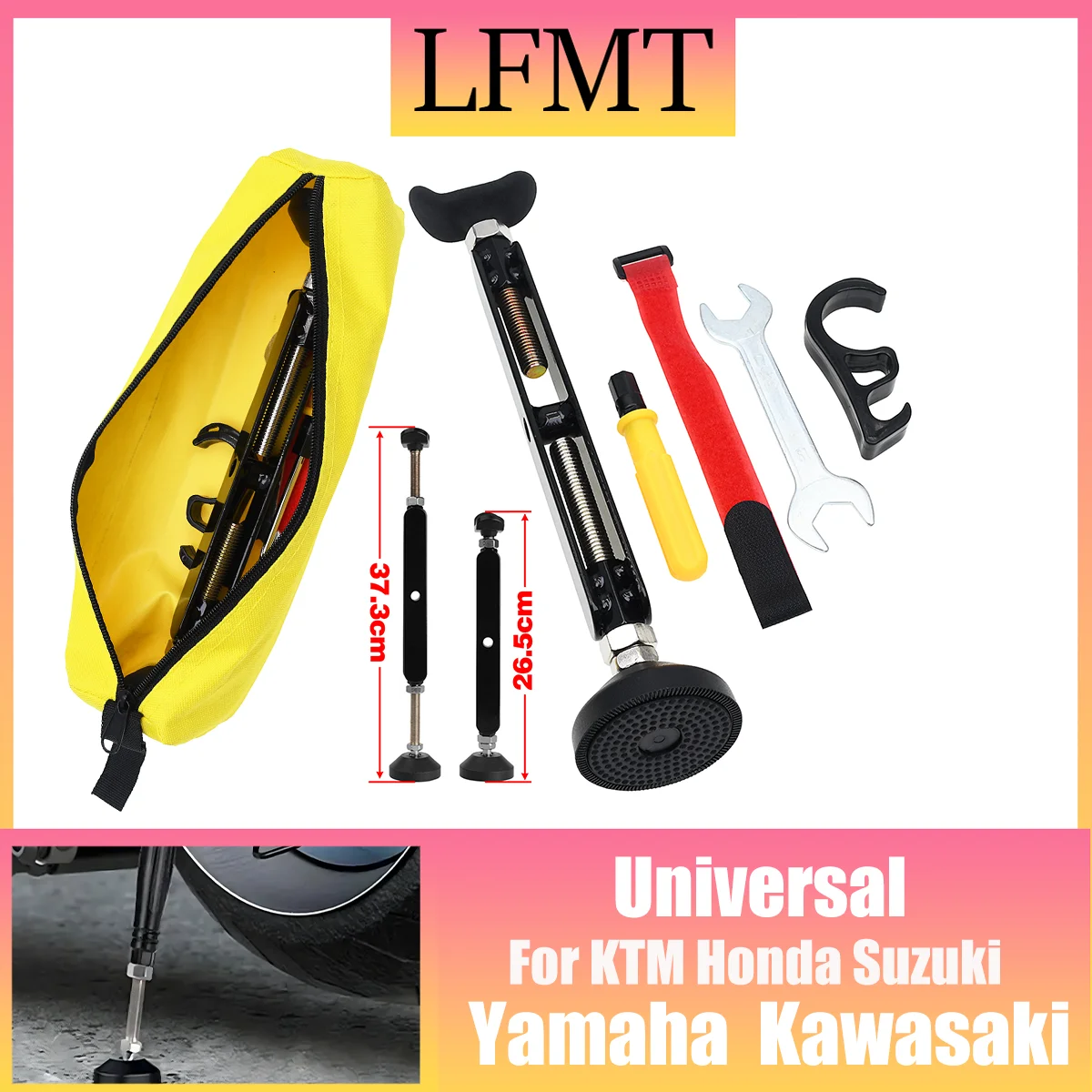 Portable Lift Stand Rear Wheel Emergency Side Stand kickstand For Yamaha MT03 MT07 MT09 MT10 For Kawasaki Z125 Z250 Z300 Z400
Portable Lift Stand Rear Wheel Emergency Side Stand kickstand For Yamaha MT03 MT07 MT09 MT10 For Kawasaki Z125 Z250 Z300 Z400