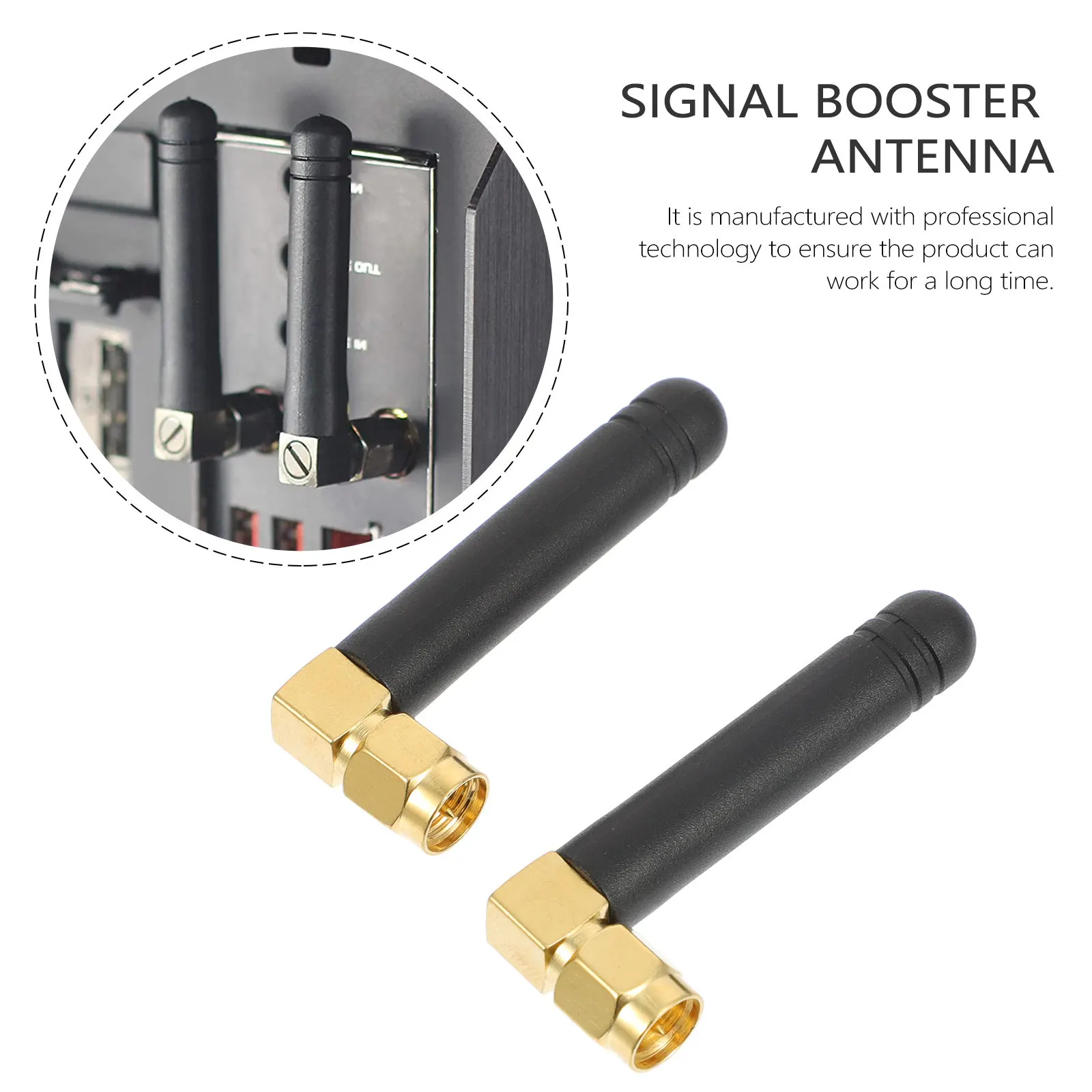 2Pcs High Gain Signal Booster Antenna 2.4g Sma Male Connector Right Angle Replacement for Wireless Receiver Transmitter
2Pcs High Gain Signal Booster Antenna 2.4g Sma Male Connector Right Angle Replacement for Wireless Receiver Transmitter