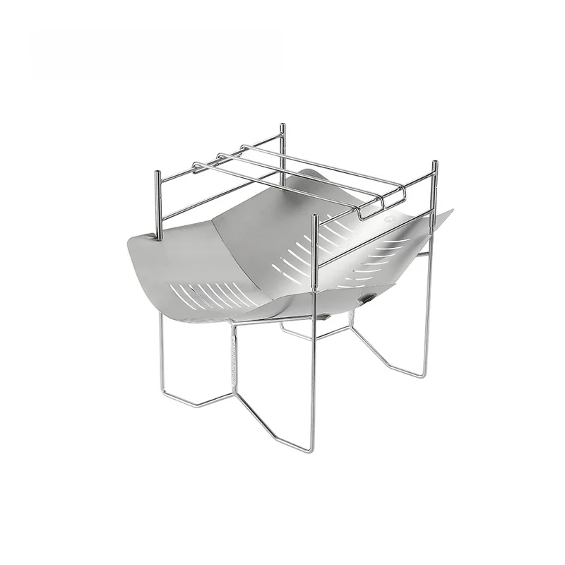 Lightweight Stainless Steel Outdoor Fire Pit Stove Compact Camping Travel Gear with Bag Portable BBQ Grill Wood Burning Stove
Lightweight Stainless Steel Outdoor Fire Pit Stove Compact Camping Travel Gear with Bag Portable BBQ Grill Wood Burning Stove