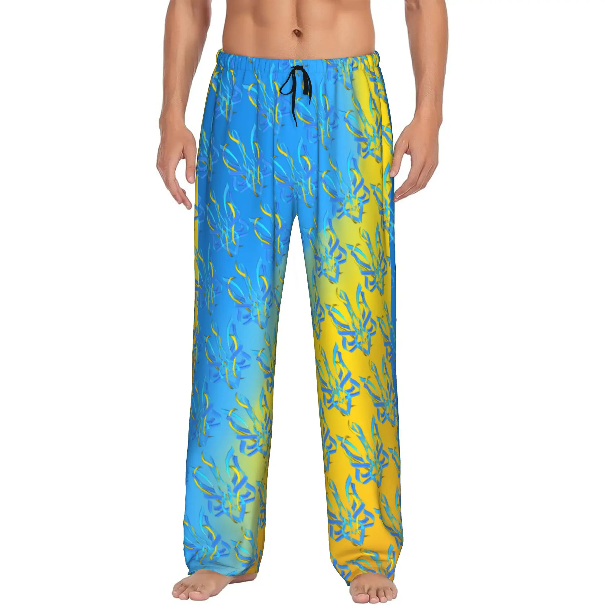 Custom Printed Men Ukraine Flag Pajama Pants Sleepwear Sleep Lounge Bottoms with Pockets
Custom Printed Men Ukraine Flag Pajama Pants Sleepwear Sleep Lounge Bottoms with Pockets