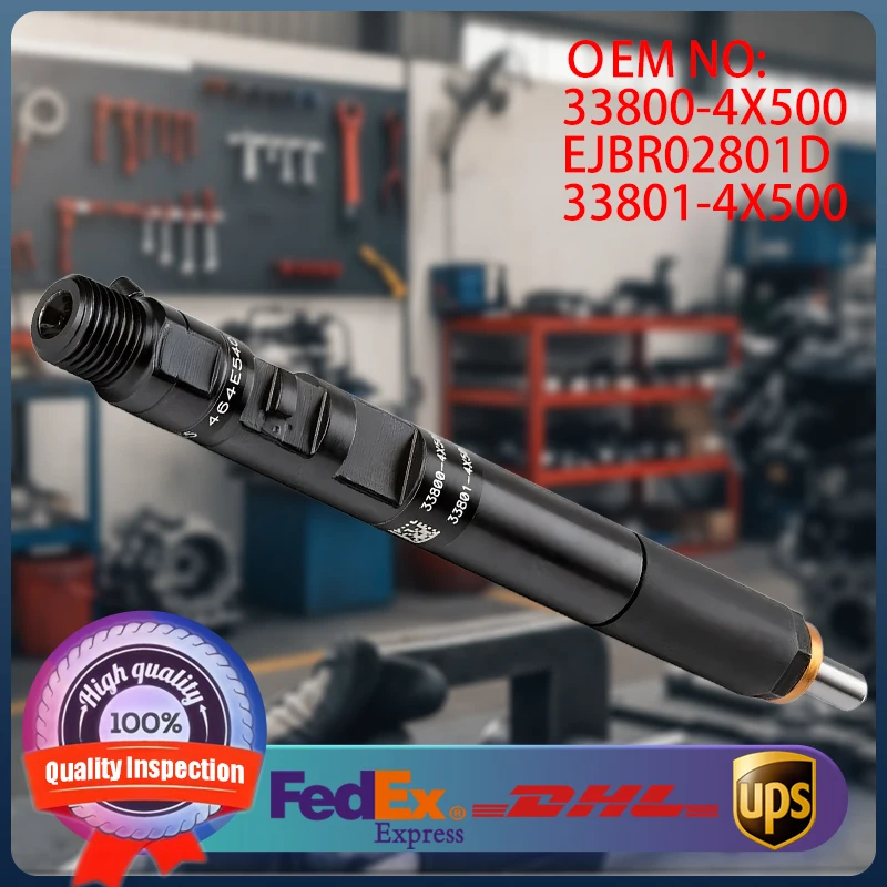 33800-4X500 33801-4X500 EJBR02801D EJBR01901Z EJBR03601 Fuel Injector for Hyundai Terracan KIA Carnival/Sedona 2.9 Diesel Engine
33800-4X500 33801-4X500 EJBR02801D EJBR01901Z EJBR03601 Fuel Injector for Hyundai Terracan KIA Carnival/Sedona 2.9 Diesel Engine