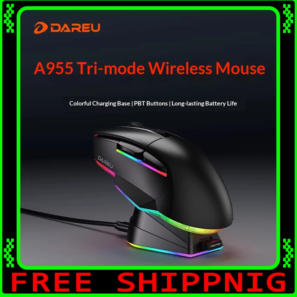 Игровая мышь DAREU A955 с датчиком AIM WL, 300IPS, 12000DPI, 80 миллионов прозрачных микроподвижений, для ПК-аксессуаров
Игровая мышь DAREU A955 с датчиком AIM WL, 300IPS, 12000DPI, 80 миллионов прозрачных микроподвижений, для ПК-аксессуаров
