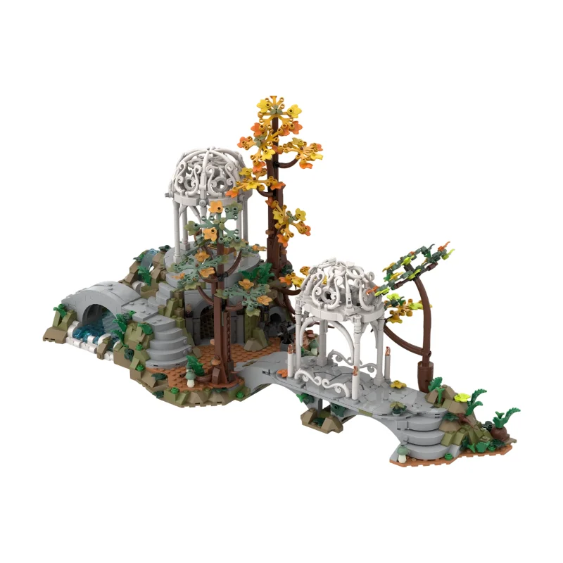 MOC Bricks Expansion Pack Rivendell, Elven Castle Compatible Extension Kit, Modular Design for Rivendell MOC Scene
MOC Bricks Expansion Pack Rivendell, Elven Castle Compatible Extension Kit, Modular Design for Rivendell MOC Scene