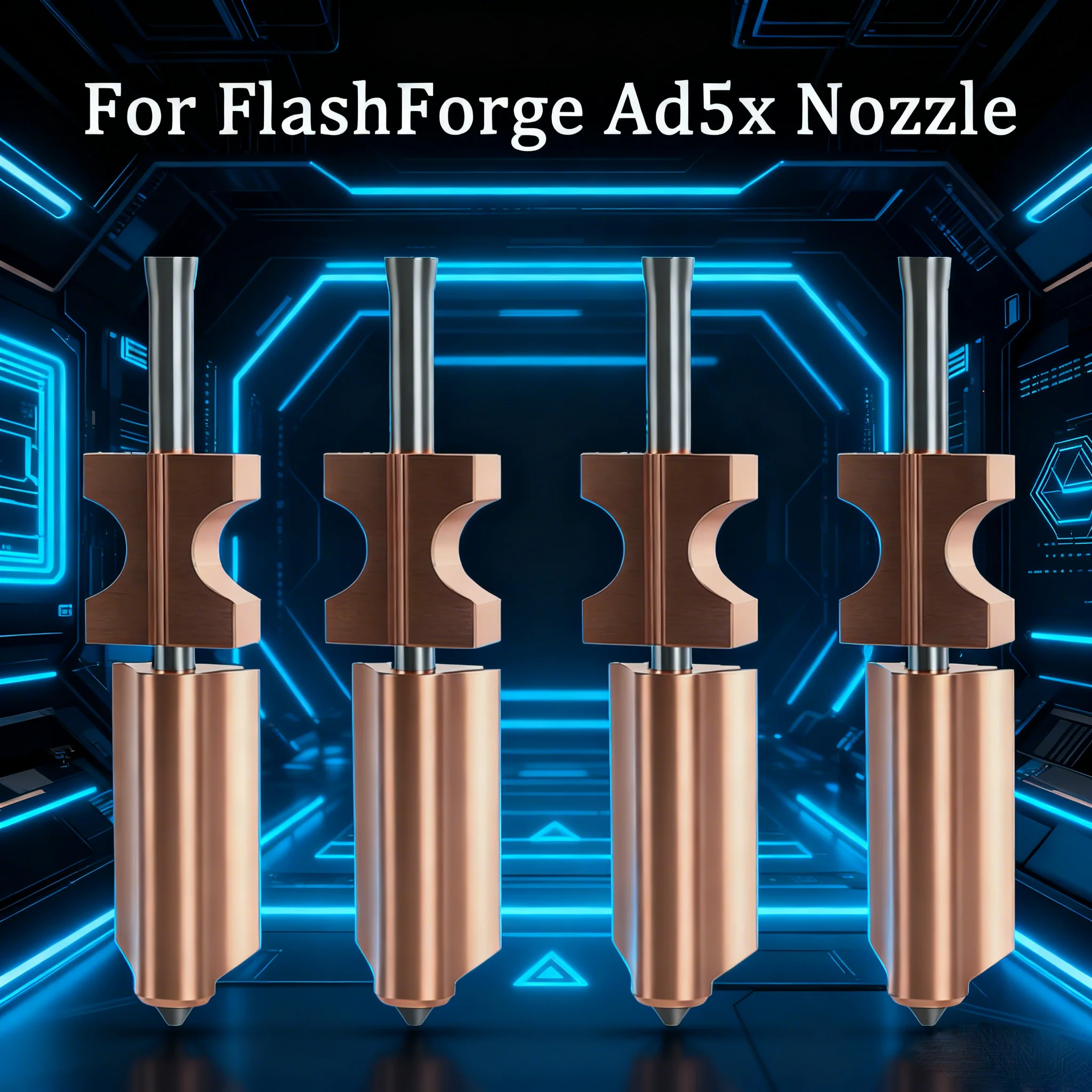 New Upgraded Bimetallic Nozzle For Flashforge AD5X Hardened Steel Hotend Nozzles 0.25/0.4/0.6/0.8mm 3D Printer Replacement Parts
New Upgraded Bimetallic Nozzle For Flashforge AD5X Hardened Steel Hotend Nozzles 0.25/0.4/0.6/0.8mm 3D Printer Replacement Parts