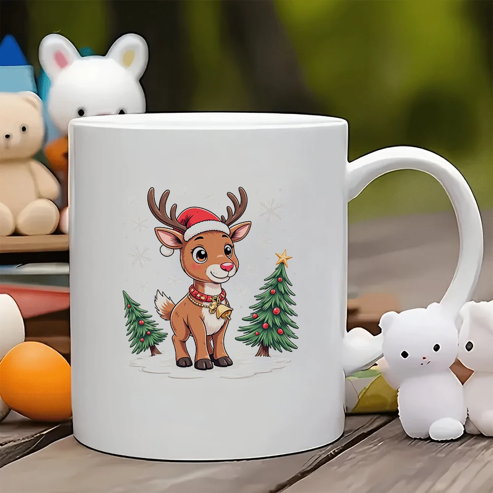 11oz cartoon reindeer Christmas mug + cartoon cup Kids office cup Christmas gift Essential for family
11oz cartoon reindeer Christmas mug + cartoon cup Kids office cup Christmas gift Essential for family
