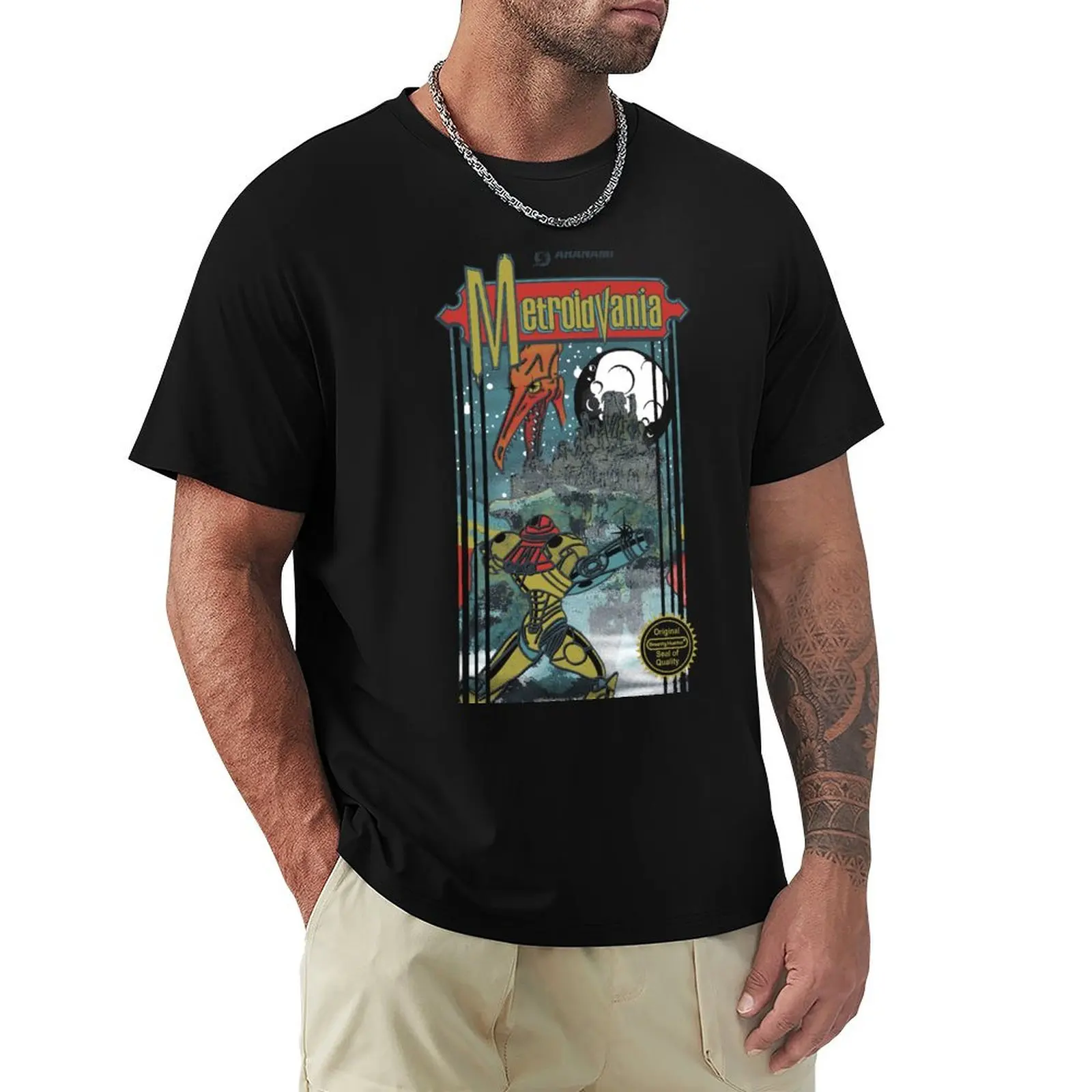 Metroidvania T-Shirt Big and Tall Short Sleeve Tee
Metroidvania T-Shirt Big and Tall Short Sleeve Tee