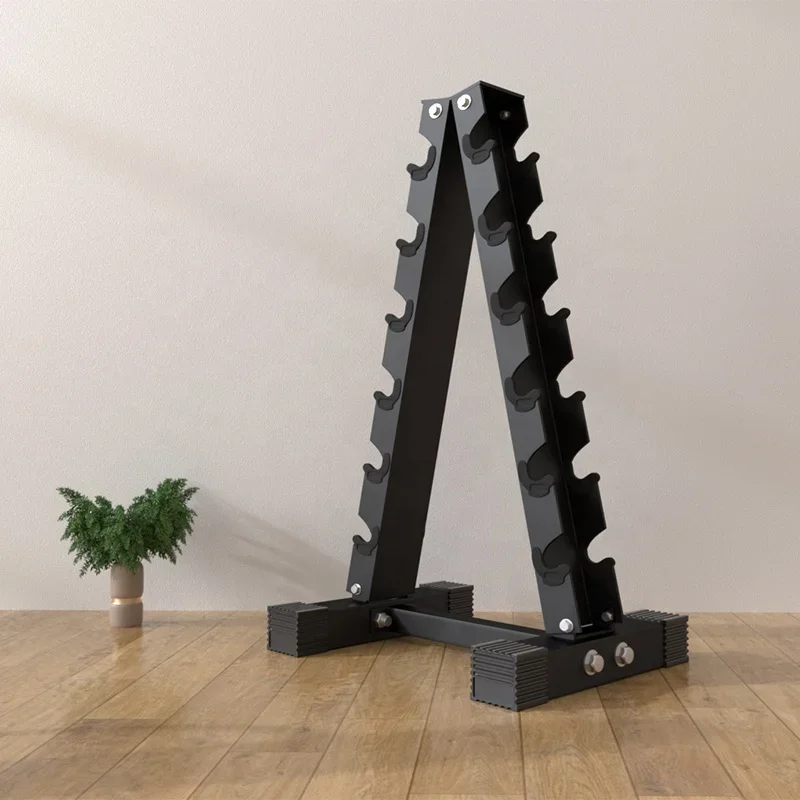 Sturdy A-Frame Dumbbell Rack Metal Gym Bench & Cable Weight Stack Rack For Safe Storage Holds Six Pairs Of Dumbbells
Sturdy A-Frame Dumbbell Rack Metal Gym Bench & Cable Weight Stack Rack For Safe Storage Holds Six Pairs Of Dumbbells