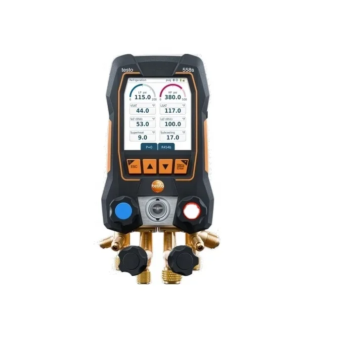 2026 100% Original Testo 558s - Digital Manifold with 4-way Valve Block and Intuitive Touchscreen
2026 100% Original Testo 558s - Digital Manifold with 4-way Valve Block and Intuitive Touchscreen