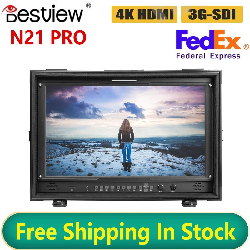 Монитор besview Desview N21 PRO 21,5 дюймов Full HD с поддержкой сигнала 4K HDMI/3G-SDI с профессиональными функциями
Монитор besview Desview N21 PRO 21,5 дюймов Full HD с поддержкой сигнала 4K HDMI/3G-SDI с профессиональными функциями