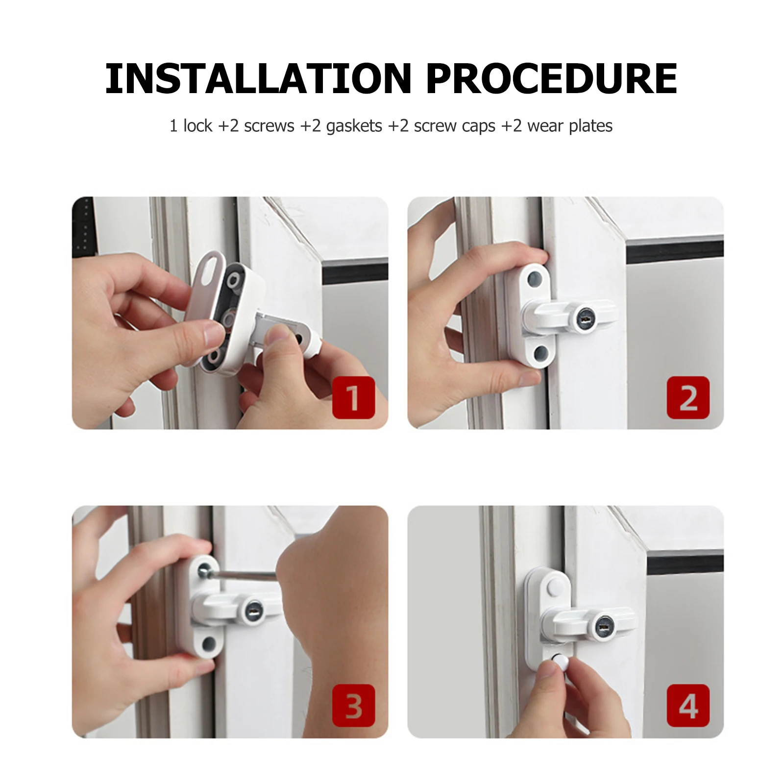 1Set T-Shaped Window Lock Secure Durable Home Safety Sash Blocker Window Security Lock Reliable Fixing Hardware
1Set T-Shaped Window Lock Secure Durable Home Safety Sash Blocker Window Security Lock Reliable Fixing Hardware