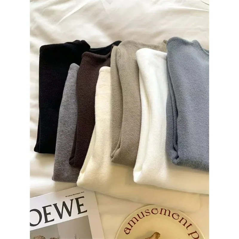 Осенние новые полуводолазки, вязаные женские свитера, однотонные, тонкие, базовые, теплые, для отдыха, женские мягкие женские пуловеры с длинными рукавами
Осенние новые полуводолазки, вязаные женские свитера, однотонные, тонкие, базовые, теплые, для отдыха, женские мягкие женские пуловеры с длинными рукавами