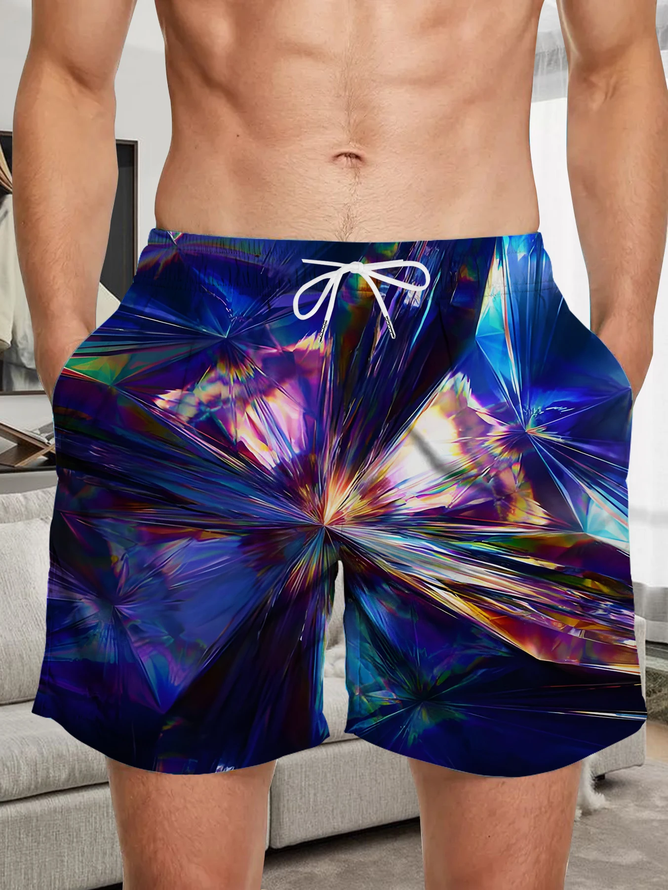 Men's Digital Printed Shorts Full Print Beach Pants Quick Dry Polyester Casual Trunks
Men's Digital Printed Shorts Full Print Beach Pants Quick Dry Polyester Casual Trunks