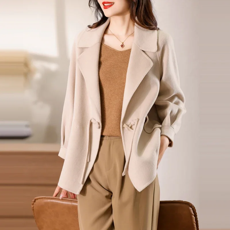 LIBIELIY 2025 Women's 100% Cashmere Thick Double Sided Jacket Classic Multi Functional Fashion Suitable For Business
LIBIELIY 2025 Women's 100% Cashmere Thick Double Sided Jacket Classic Multi Functional Fashion Suitable For Business