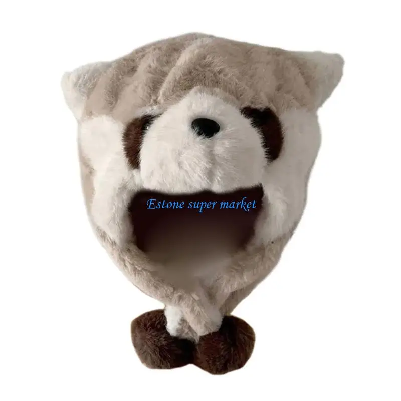 090B Windproof Ear Caps Kids Earflap Hat Winter Warm Caps Lovely Lesser Panda Hat for Outdoor Traveling Skiing
090B Windproof Ear Caps Kids Earflap Hat Winter Warm Caps Lovely Lesser Panda Hat for Outdoor Traveling Skiing
