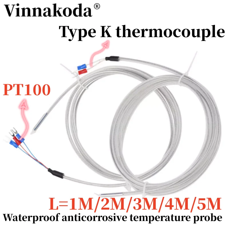 1PCS Waterproof, corrosion resistant, acid and alkali resistant thermocouple K thermocouple PT100 temperature sensor
1PCS Waterproof, corrosion resistant, acid and alkali resistant thermocouple K thermocouple PT100 temperature sensor