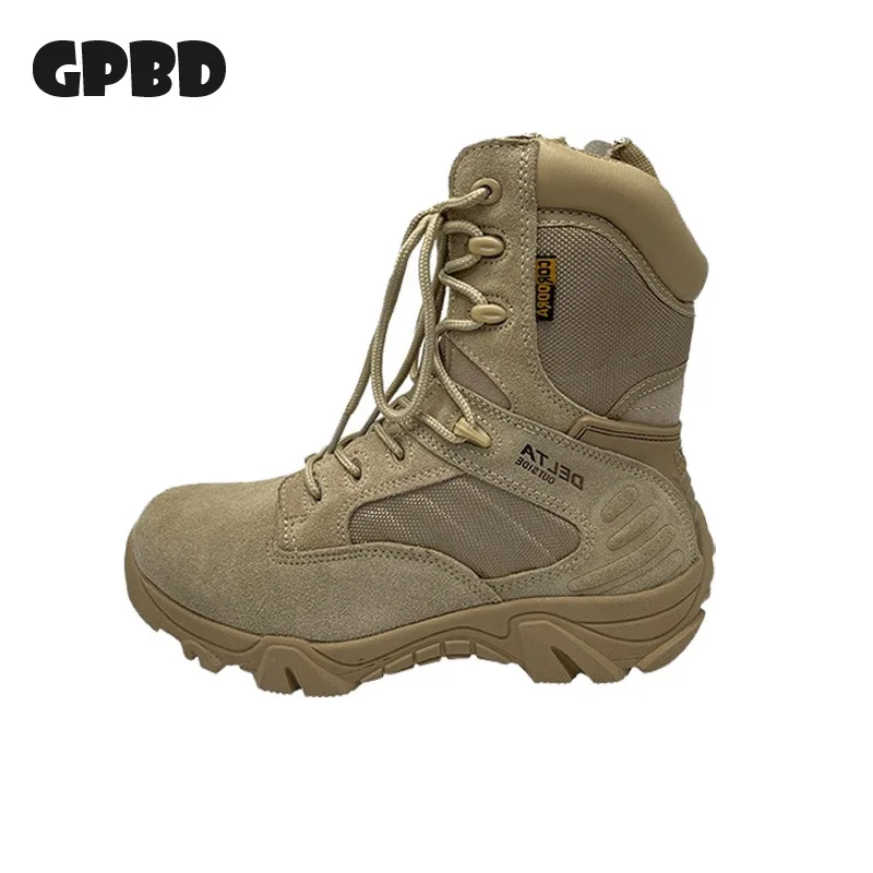 GPBD Combat Boots for Men in Spring and Autumn 2025, Versatile Outdoor Anti-slip Special Forces Field Ankle Boots
GPBD Combat Boots for Men in Spring and Autumn 2025, Versatile Outdoor Anti-slip Special Forces Field Ankle Boots