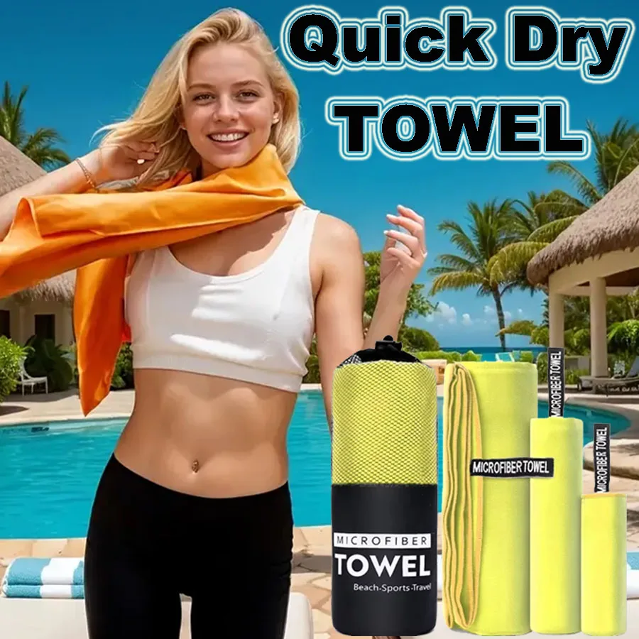 1-pcs Lightweight microfibre quick-drying towel, travel towel for camping, beach, gym, sports, yoga and swimming
1-pcs Lightweight microfibre quick-drying towel, travel towel for camping, beach, gym, sports, yoga and swimming