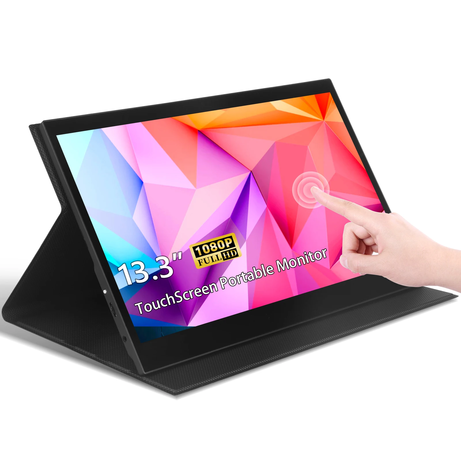 13.3'' Portable Touch Screen Monitor FHD 1080P IPS Travel Display Type-C HDMI VESA External Screen for Laptop Mac Phone Console
13.3'' Portable Touch Screen Monitor FHD 1080P IPS Travel Display Type-C HDMI VESA External Screen for Laptop Mac Phone Console