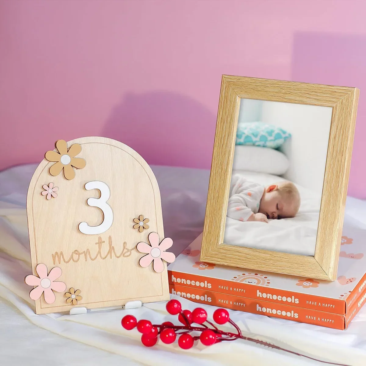 Wooden Baby Monthly Milestone Cards Flowers Double Sides Number Month Girls Boys Newborn Photography Props Accessories
Wooden Baby Monthly Milestone Cards Flowers Double Sides Number Month Girls Boys Newborn Photography Props Accessories
