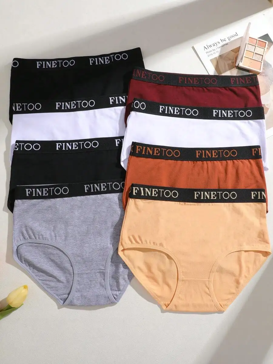8 Pcs Cotton Mid-High Waist Full Hip Women Briefs Comfortable Breathable Large Size S-XXL
8 Pcs Cotton Mid-High Waist Full Hip Women Briefs Comfortable Breathable Large Size S-XXL