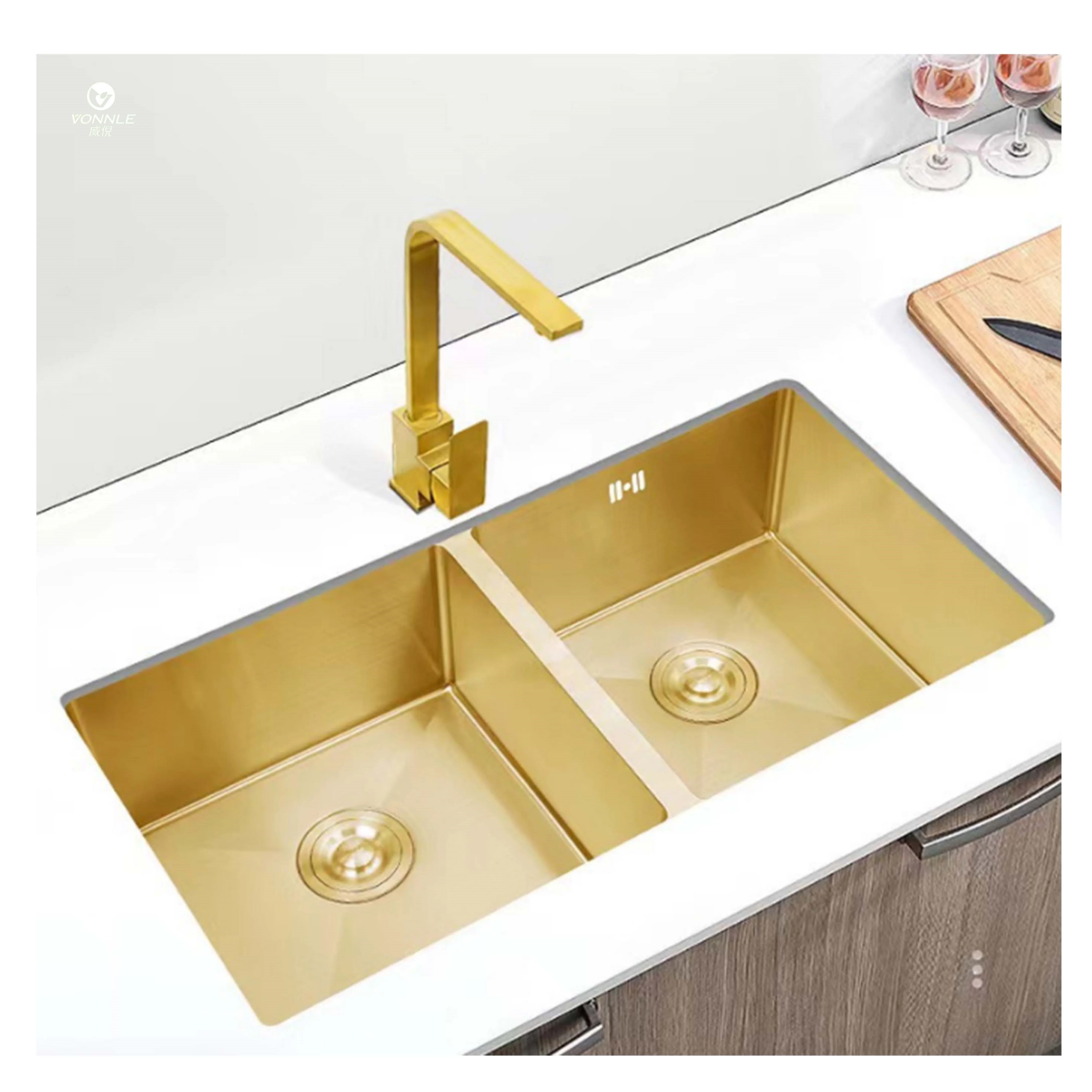 Contemporary New Nano Black Or Gold Kitchen Waterfall Overmount RV Steel Sink Kitchen Bathroom Sinks Basins Sink
Contemporary New Nano Black Or Gold Kitchen Waterfall Overmount RV Steel Sink Kitchen Bathroom Sinks Basins Sink