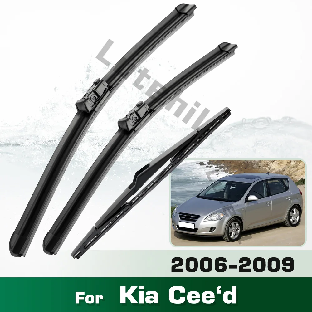 Для Kia Ceed 2006-2009 стеклоочиститель с левым рулем, комплект передних и задних щеток стеклоочистителя, щетки для лобового стекла 24 "+ 18" + 12"
Для Kia Ceed 2006-2009 стеклоочиститель с левым рулем, комплект передних и задних щеток стеклоочистителя, щетки для лобового стекла 24 "+ 18" + 12"