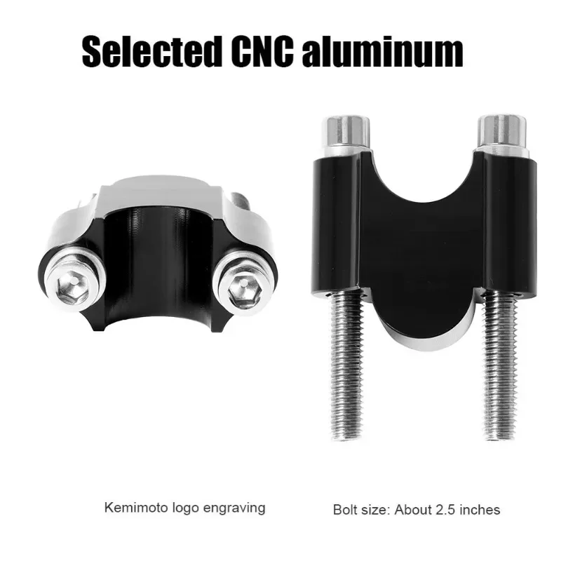Hoc For Riser Bar Mount Handle Clamp Motorcycle Universal 28mm 11/8" 22mm 7/8" Handlebar CNC Aluminum Alloy Raised Short Pressi
Hoc For Riser Bar Mount Handle Clamp Motorcycle Universal 28mm 11/8" 22mm 7/8" Handlebar CNC Aluminum Alloy Raised Short Pressi