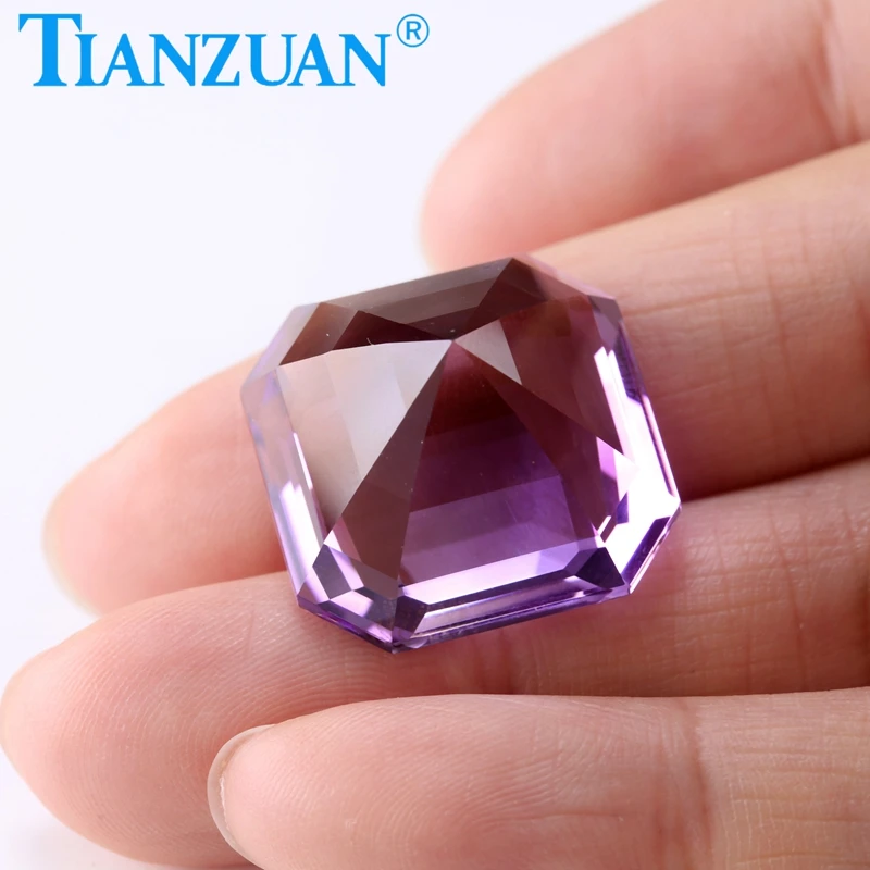 Natural Amethyst Purple Color Square Octagonal Shape Brilliant Cut Loose Gem Stone with GRC Certified
Natural Amethyst Purple Color Square Octagonal Shape Brilliant Cut Loose Gem Stone with GRC Certified