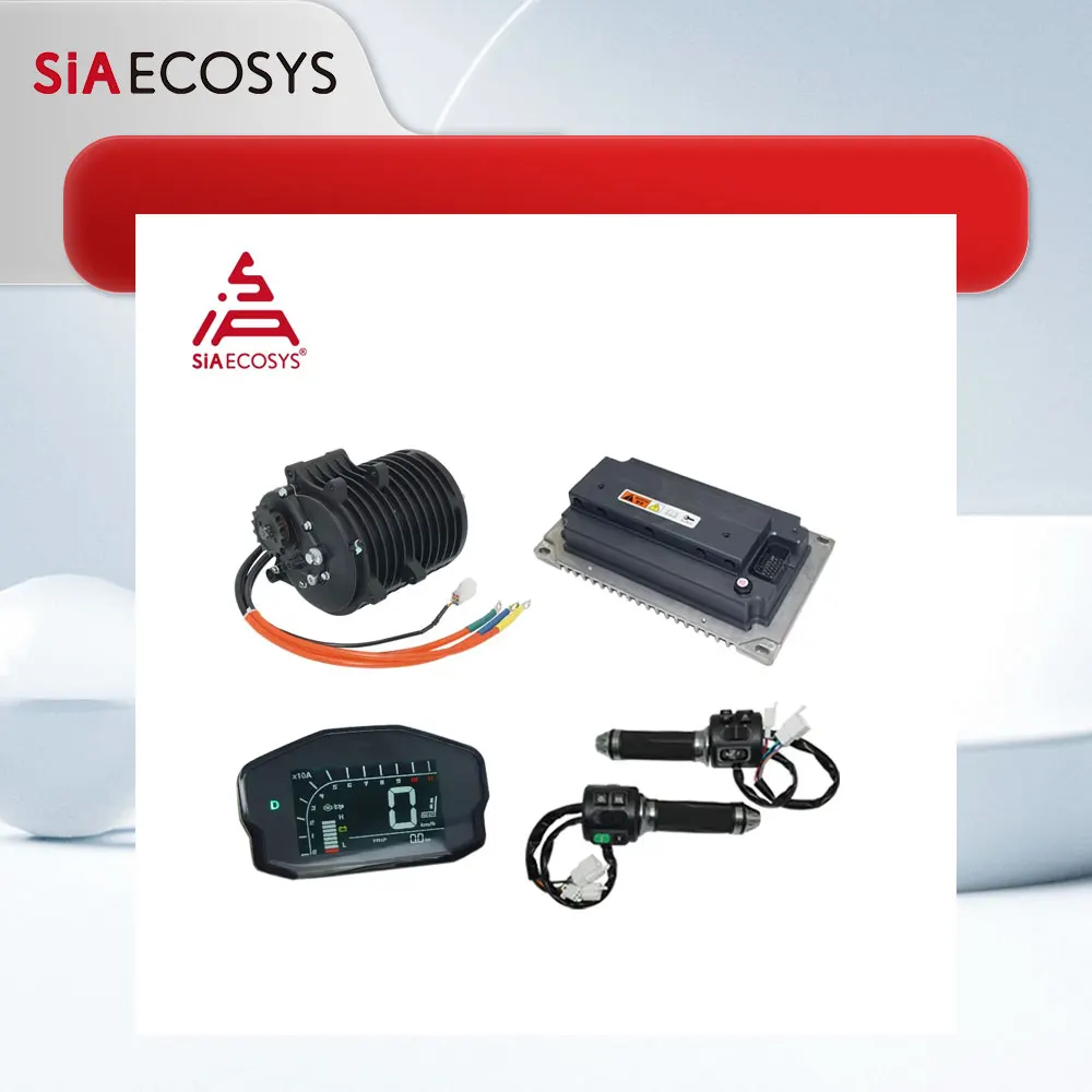 SIAECOSYS QS 138 3KW V3 72V 100KPH Mid drive Motor Conversion Kit with EM200-2 Controller in Big Cooling Panel for E-motorcycle
SIAECOSYS QS 138 3KW V3 72V 100KPH Mid drive Motor Conversion Kit with EM200-2 Controller in Big Cooling Panel for E-motorcycle