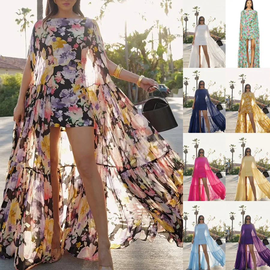 BKLD 2026 Spring Summer New Collection Chiffon Printed Layered Dress Y2k Clothes Women Casual Loose Vacation Big Swing Dress
BKLD 2026 Spring Summer New Collection Chiffon Printed Layered Dress Y2k Clothes Women Casual Loose Vacation Big Swing Dress