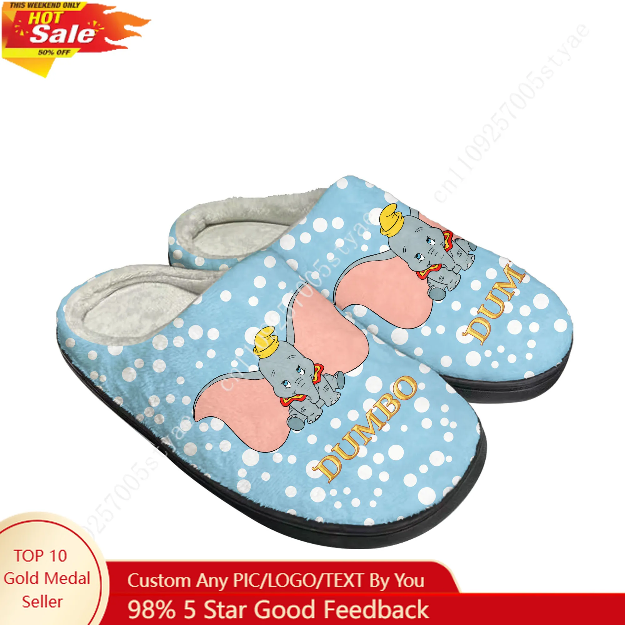 Dumbo Cotton Slippers Disney Cartoon Decorate Plush Indoor Shoes Design Your Photo Text Logo Party Holiday Gifts Custom Shoe
Dumbo Cotton Slippers Disney Cartoon Decorate Plush Indoor Shoes Design Your Photo Text Logo Party Holiday Gifts Custom Shoe