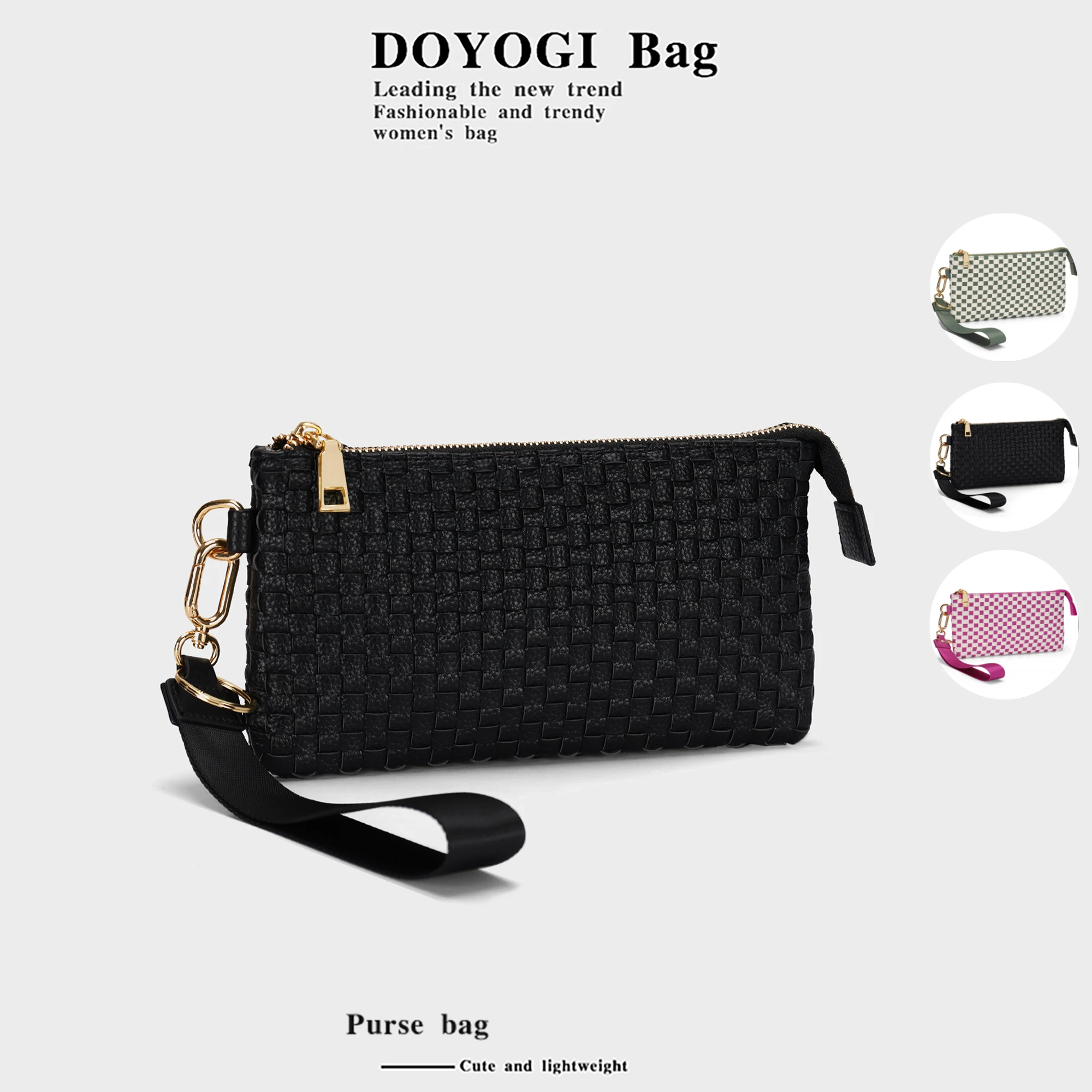 Intrecciato-style Wallets for Women Zipped Card Case Woven Credit Card Holder with Large Capacity Wristlet Large Capacity
Intrecciato-style Wallets for Women Zipped Card Case Woven Credit Card Holder with Large Capacity Wristlet Large Capacity