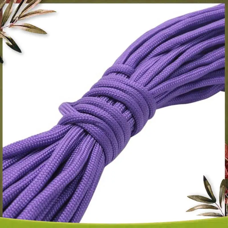Survival Parachute Rope Polyester Parachute Rope Paracord 550 Falling Cord 7 Core For Groin Iwano Silk Purple 50 English Scale
Survival Parachute Rope Polyester Parachute Rope Paracord 550 Falling Cord 7 Core For Groin Iwano Silk Purple 50 English Scale
