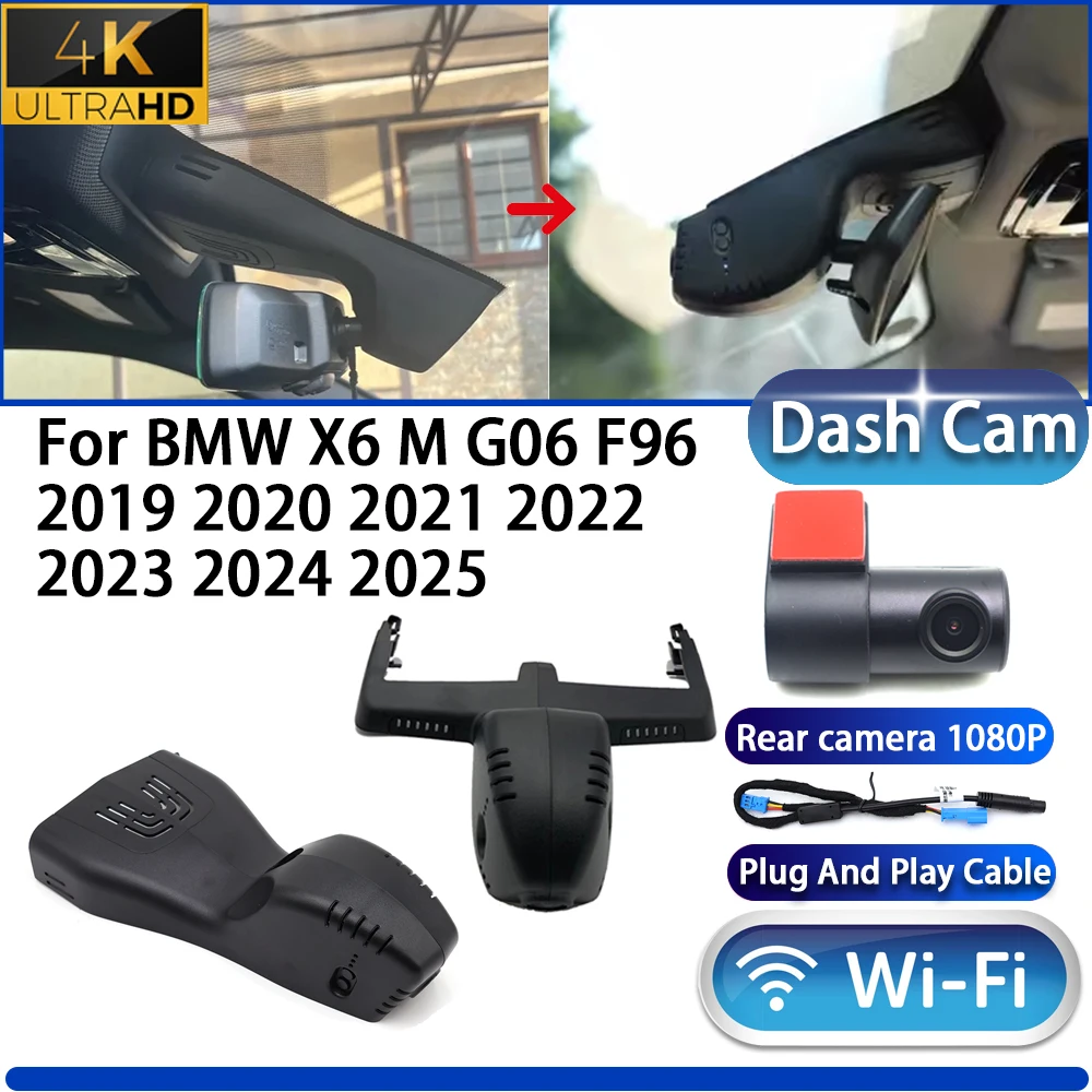 Fo BMW X6 M G06 F96 2019 2020 2021 2022 2023 2024 2025 Dash Cam Camera DVR 4K UHD Night Vision Wifi Plug And Play Video Recorder
Fo BMW X6 M G06 F96 2019 2020 2021 2022 2023 2024 2025 Dash Cam Camera DVR 4K UHD Night Vision Wifi Plug And Play Video Recorder