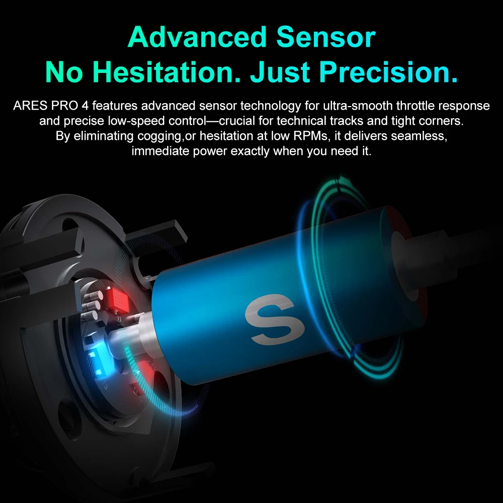 SKYRC ARES PRO4 540 Sensored Brushless Motor ROAR Certified SPEC & MODIFIED Adjustable Timing Dual Sensor Ports for 1/10 RC Car
SKYRC ARES PRO4 540 Sensored Brushless Motor ROAR Certified SPEC & MODIFIED Adjustable Timing Dual Sensor Ports for 1/10 RC Car